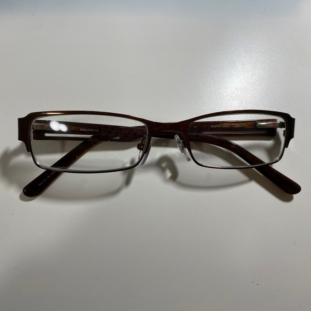 Vintage Bronze Metal Rim Frames